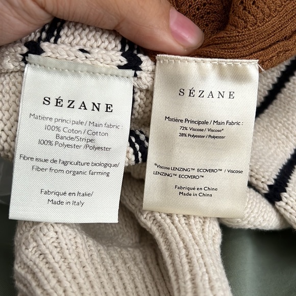 <FAKE ALERT>Sezane Leontine Jumper bought from eBay - Picture 7 of 8